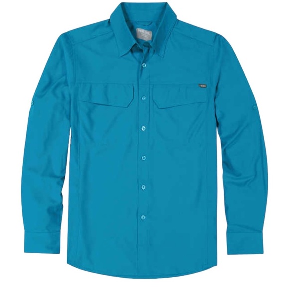 Men's Pacific Trail XXL Button Front Shirt Green Rolled Long / Short Sleeve NWT - Picture 6 of 11